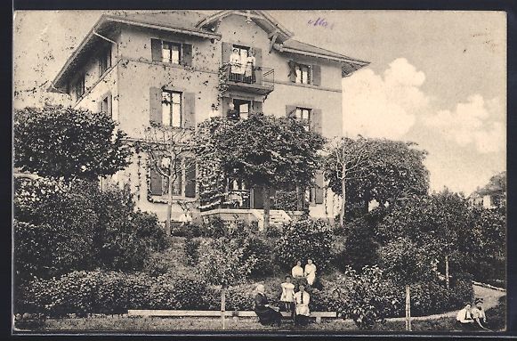 Ansichtskarten: AK Peseux, Villa Rose, 1912 – Gebraucht aus Berlin von bartko-reher