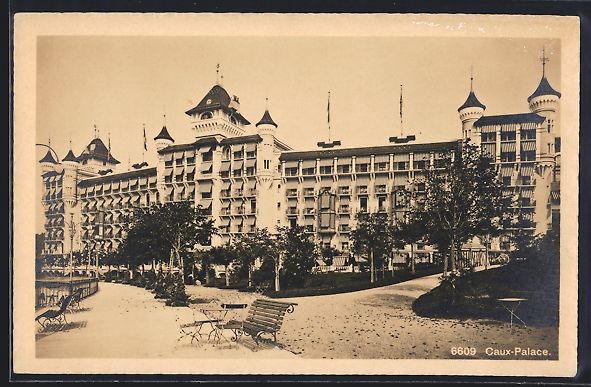 Cartoline postali: AK Caux, Caux-Palace – Usato da Berlin venduto da bartko-reher