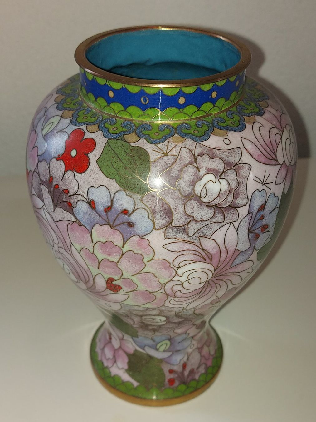 Vasen & Gefässe: Schöne Cloisonné Vase, Email, China, Blumenmuster – Gebraucht aus Schlieren von Svenja7 1