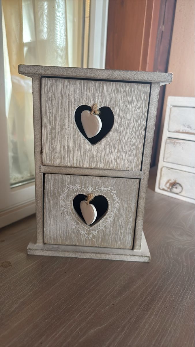 Tutte le decorazioni: Schmuckkästchen Holz Vintage Shabby Chic – Nuovo (secondo la descrizione) da Heimberg venduto da Lilaloli
