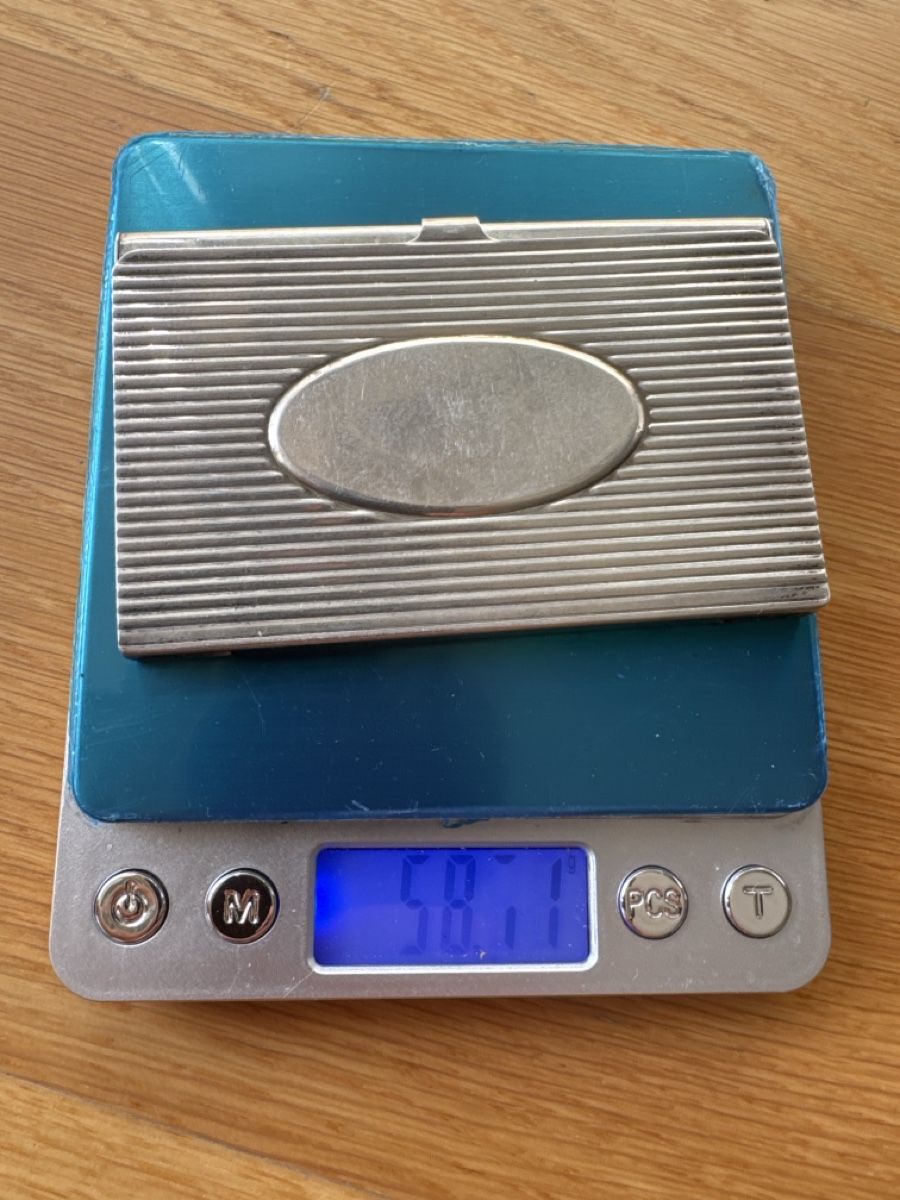 Altro in  Abbigliamento & Accessori: Visitenkarten Etui aus 900er Silber – Usato da Rüthi (Rheintal) venduto da vla_859r 2