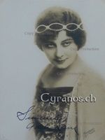 Adele Lane (1877-1957) Stummfilmstar - Autogramm