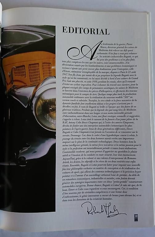 Libri: BUGATTI - Revue 1994 – Usato da Lausanne venduto da mic_nf2y 1