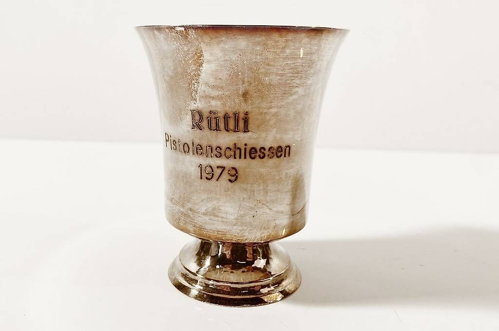 Altre raccolte & rarità: 800er Silber Schützenbecher, Rütli 1979 – Usato da Ballwil venduto da ClassicGallery 1