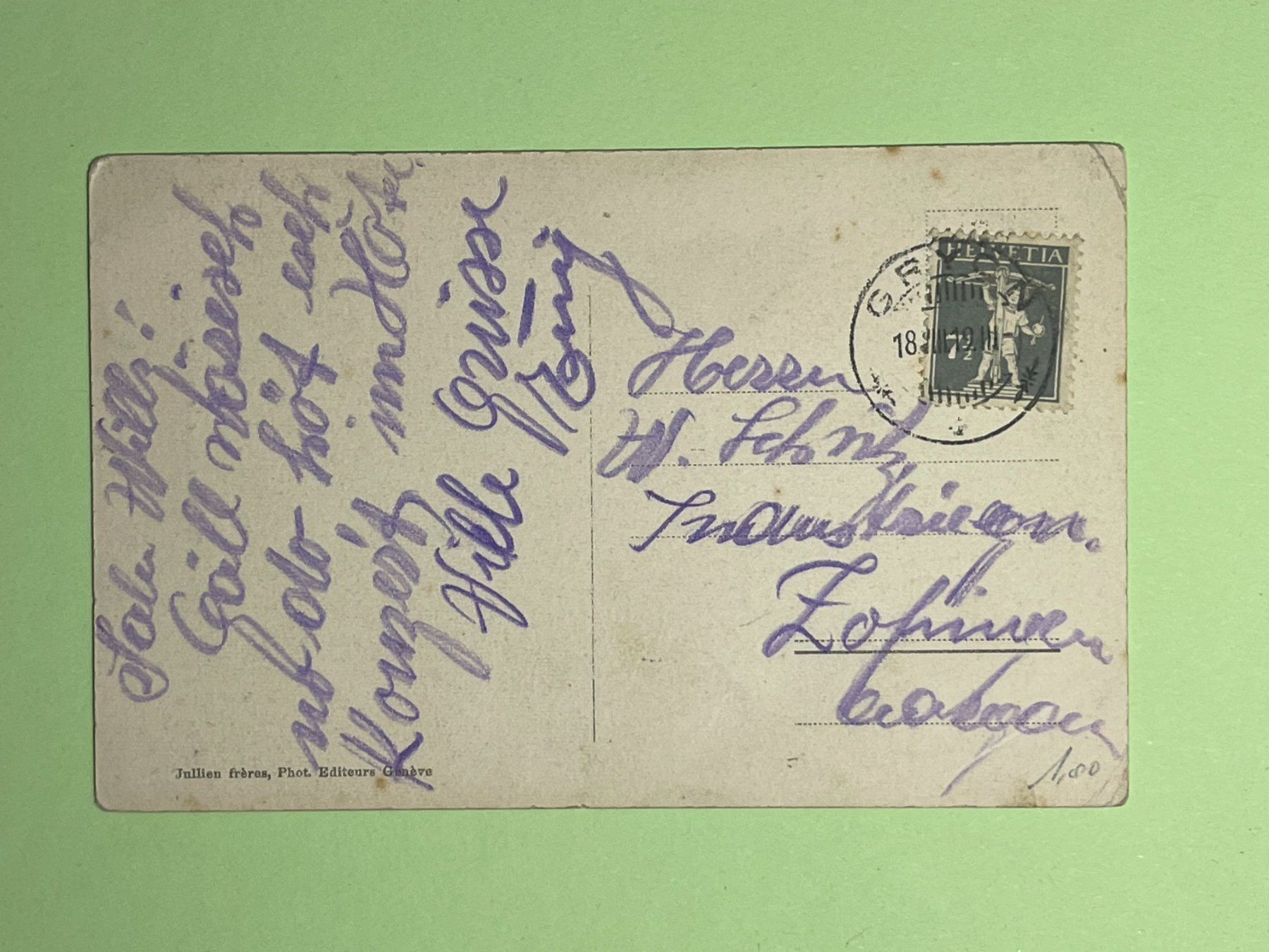 Cartoline postali: En route pour le village – Usato da Steg VS venduto da danwer74 1