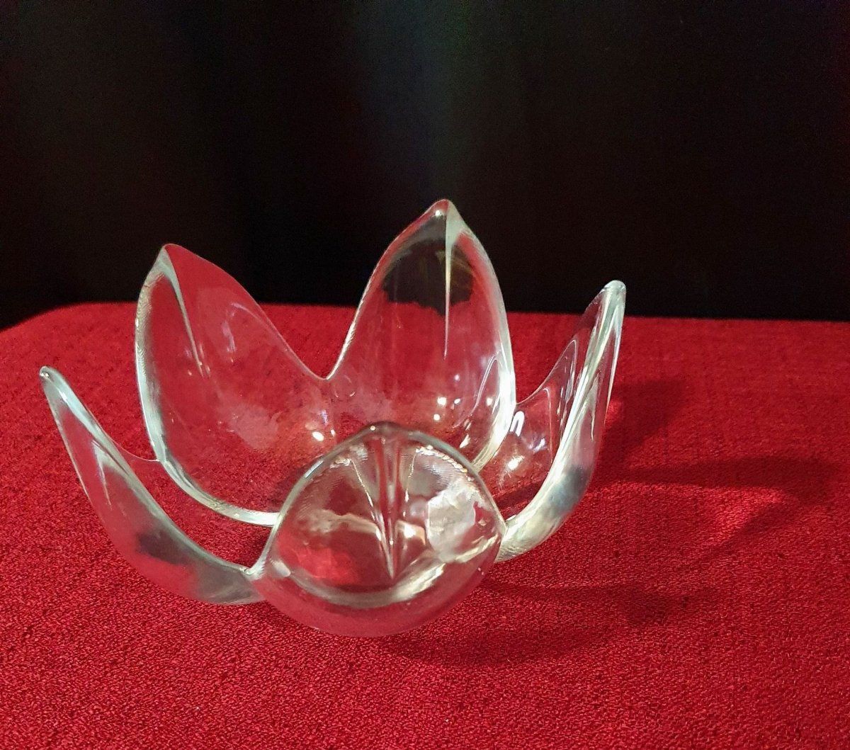 Bicchieri: Glasschale in 5 blättrigen Blumenform – Usato da Abtwil AG venduto da MaVo.0710 1
