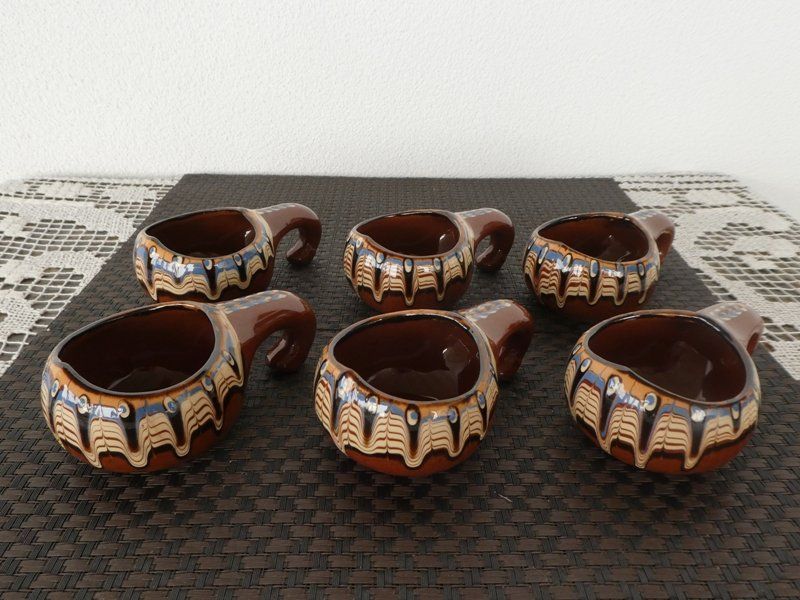Geschirrsets: Bowle Set Keramik 7-teilig aus Ungarn – Gebraucht aus Basel von Robyn 3