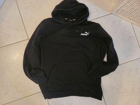 Schwarzer Puma Kapuzenpullover Gr. XL