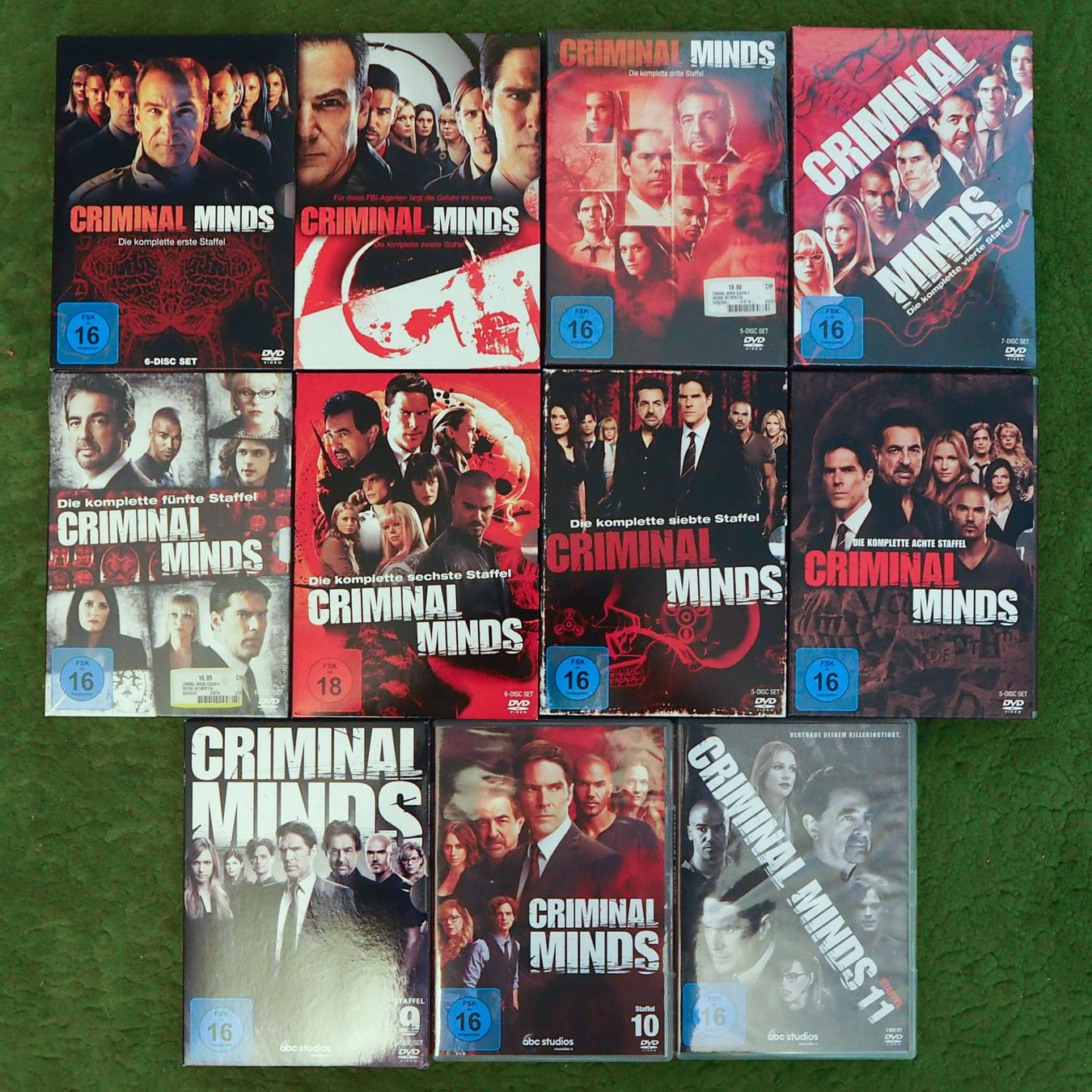 Tutti i DVDs: Criminal Minds / Staffel 1 - 11 – Usato da Chur venduto da dluli