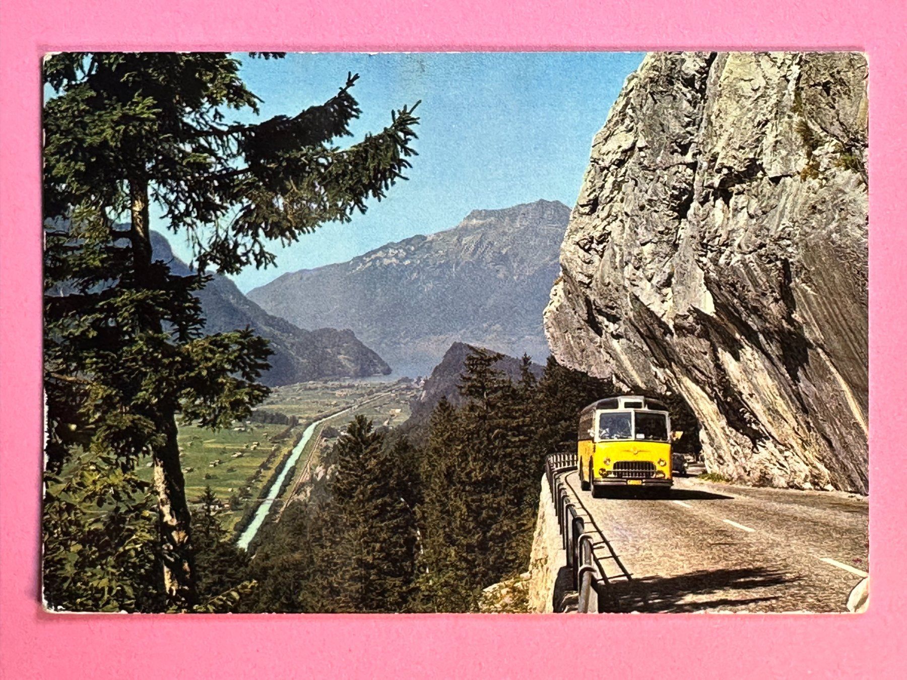 Ansichtskarten: Brünigstrasse - Postauto - vor 1967 – Gebraucht aus Steg VS von danwer74