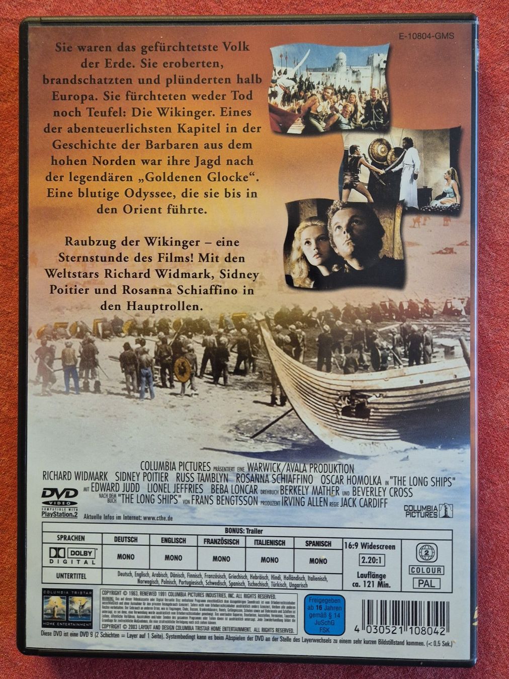 Tutti i DVDs: Raubzug der Wikinger / Richard Widmark – Usato da Chur venduto da big_5zx8 1
