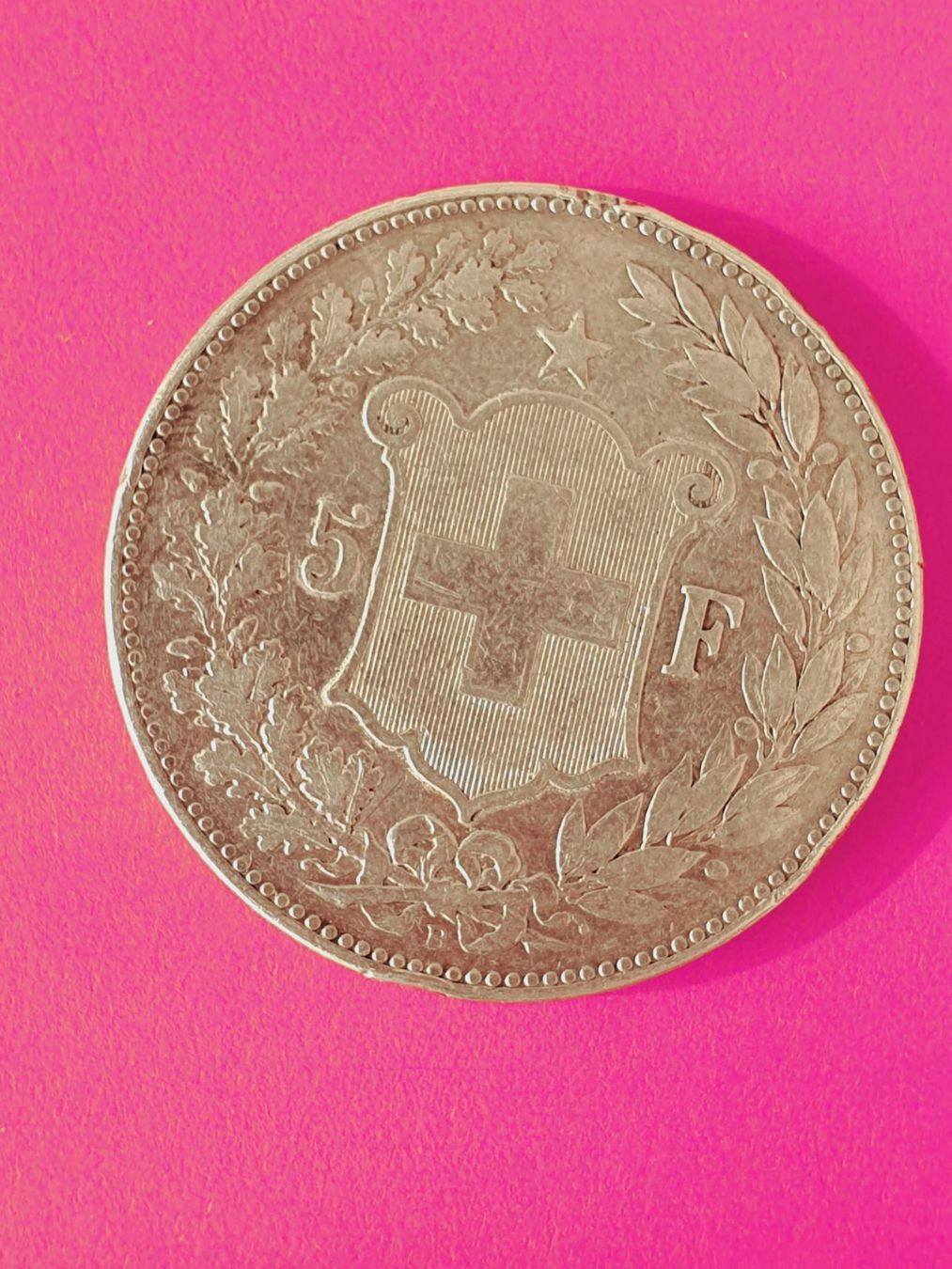 Tutti le monete: 5 Franken 1889 B -  *** Silber ( Poste > A+) – Usato da luzern venduto da Jrouge 1