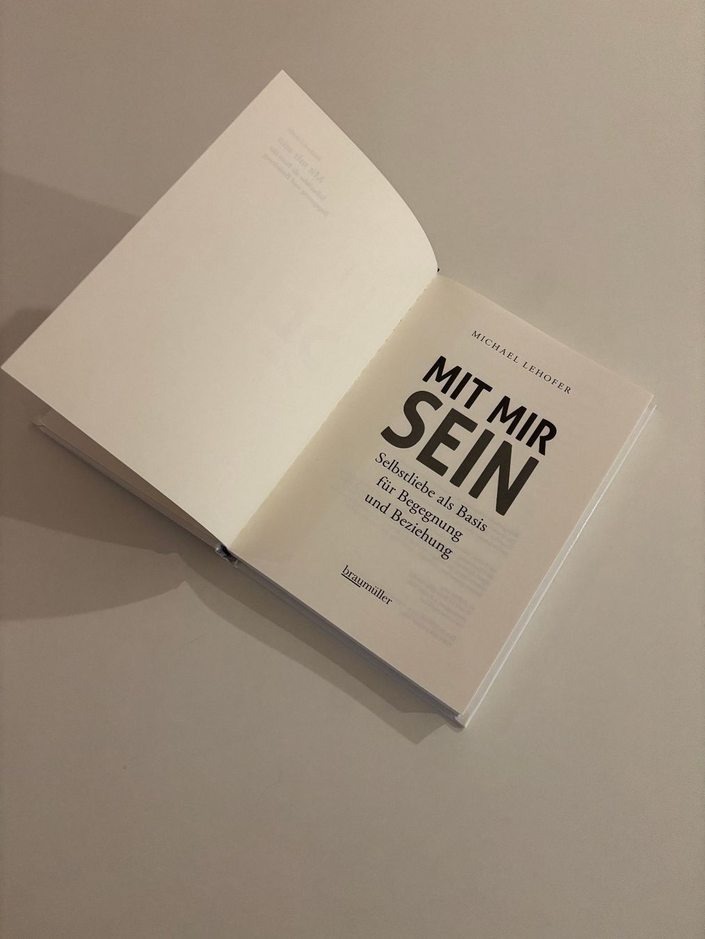 Bücher: Buch: Mit mir sein - Michael Lehofer – Gebraucht aus Winterthur von 1doodle2 3