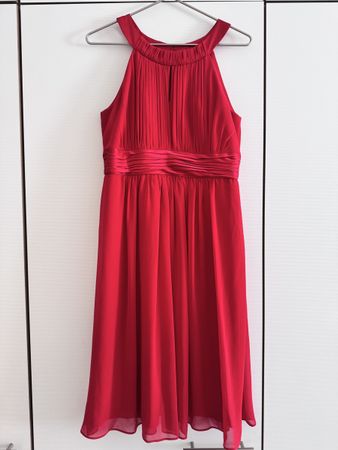 Cocktailkleid in Rot von Jakes / Grösse 36, neu
