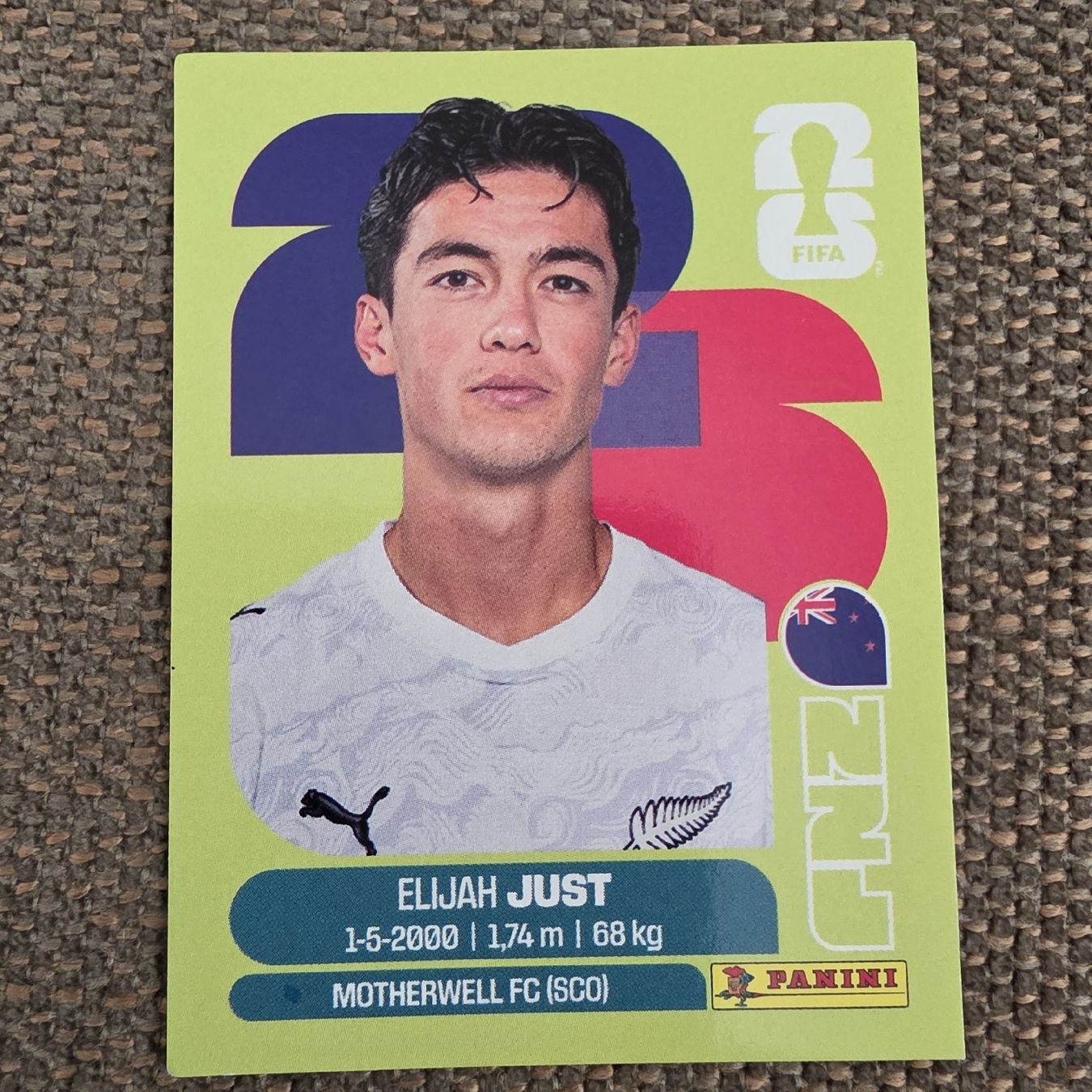 Panini Carte collezionabili:  Panini NZL18  Elijah Just – Nuovo e nell'imballaggio originale da Buchs AG venduto da LogoParts