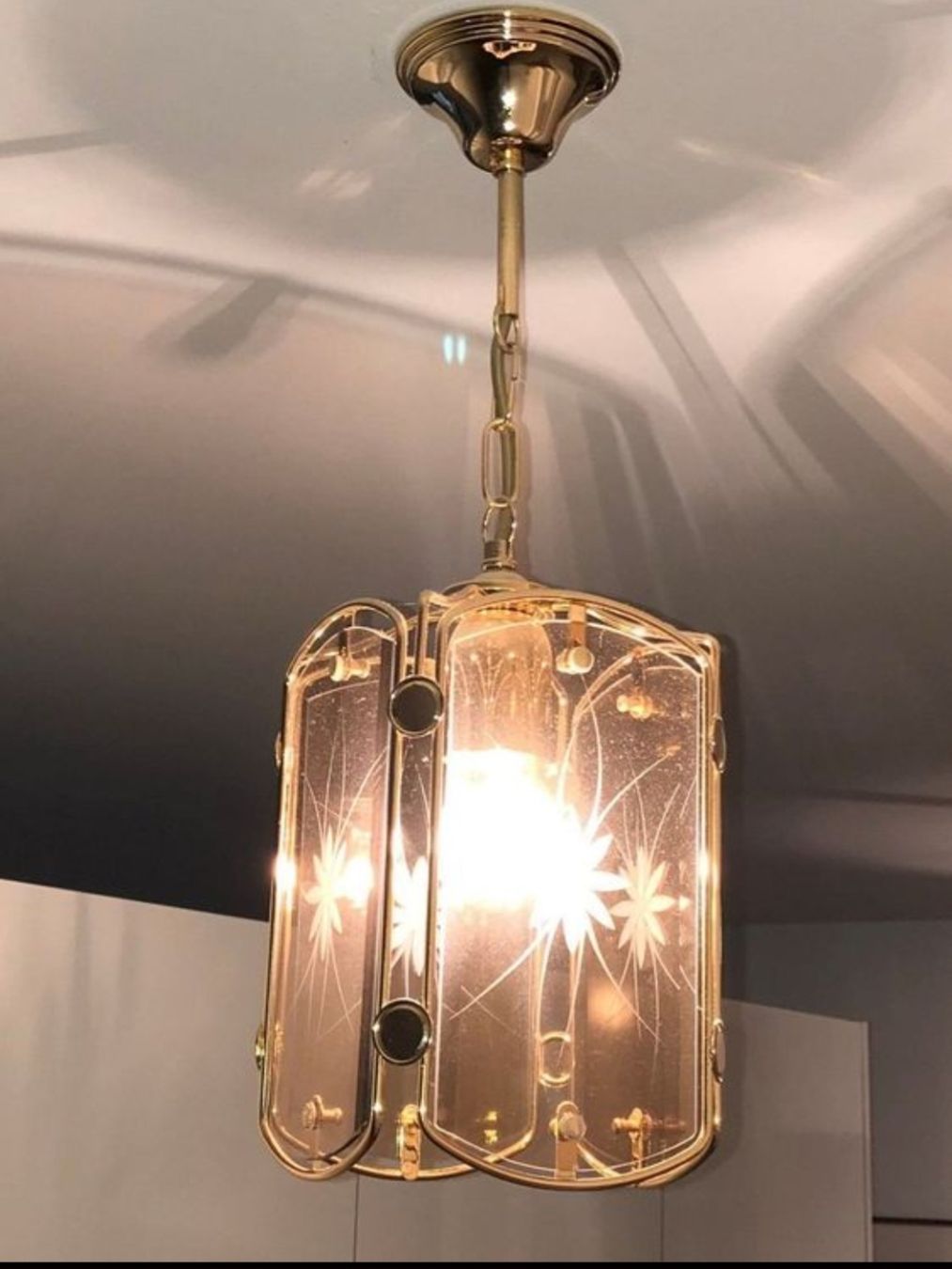 Lampadari & plafoniere: Hängelampe, goldig – Usato da Herzogenbuchsee venduto da Lukas1319 1