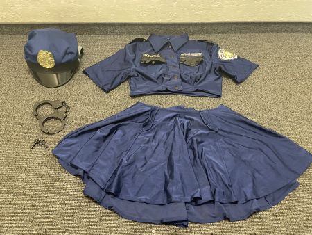 Sexy Polizei Kostüm - hochwertig, ungetragen