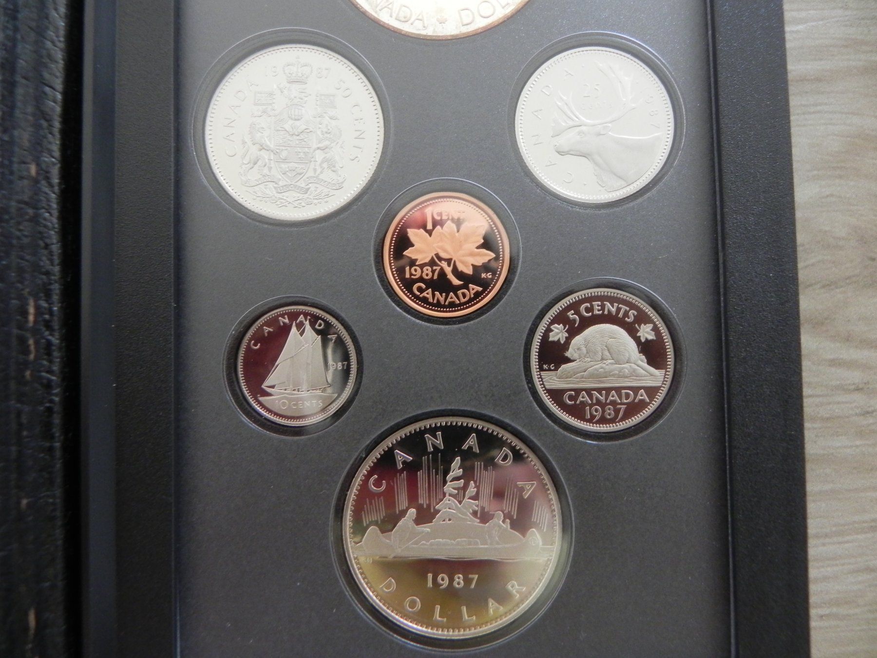 Toutes les monnaies: Original Münzenset - Mintset- Canada 1987 Proof - PP – Neuf avec emballage d'origine à Biel/Bienne par Gogolozi 5