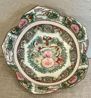 Grand bol porcelaine Chine Canton famille rose