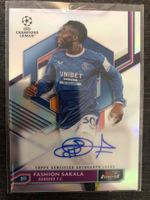 Topps Finest Fashion Sakala Glasgow Rangers Autogramm