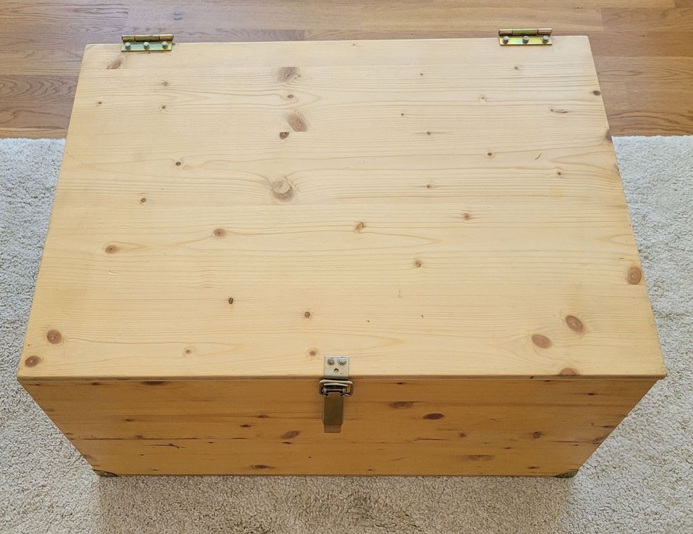 Grosse, stabile Holzkiste, abschliessbar (Gebraucht) in Zürich für CHF 40 – nur Abholung auf Ricardo kaufen