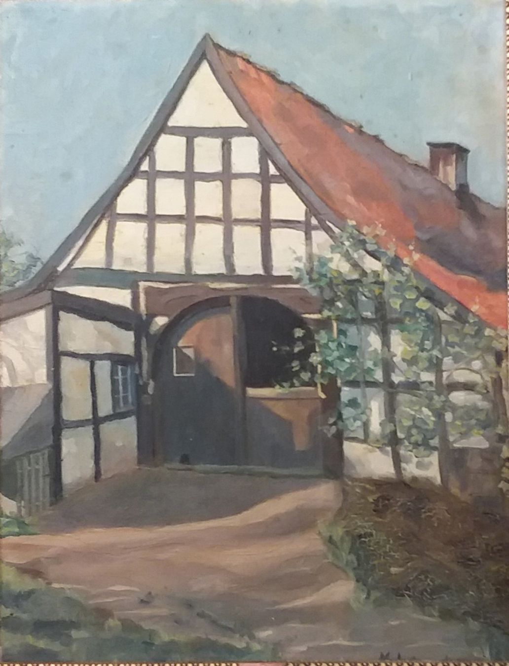 Dipinti: 1 Ölgemälde von M. Luissenberg von 1916 – Usato da Hunzenschwil venduto da rotebaer