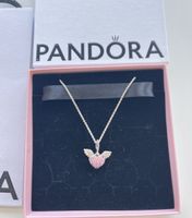 Pandora Kette Pavé Herz & Engelsflügel 