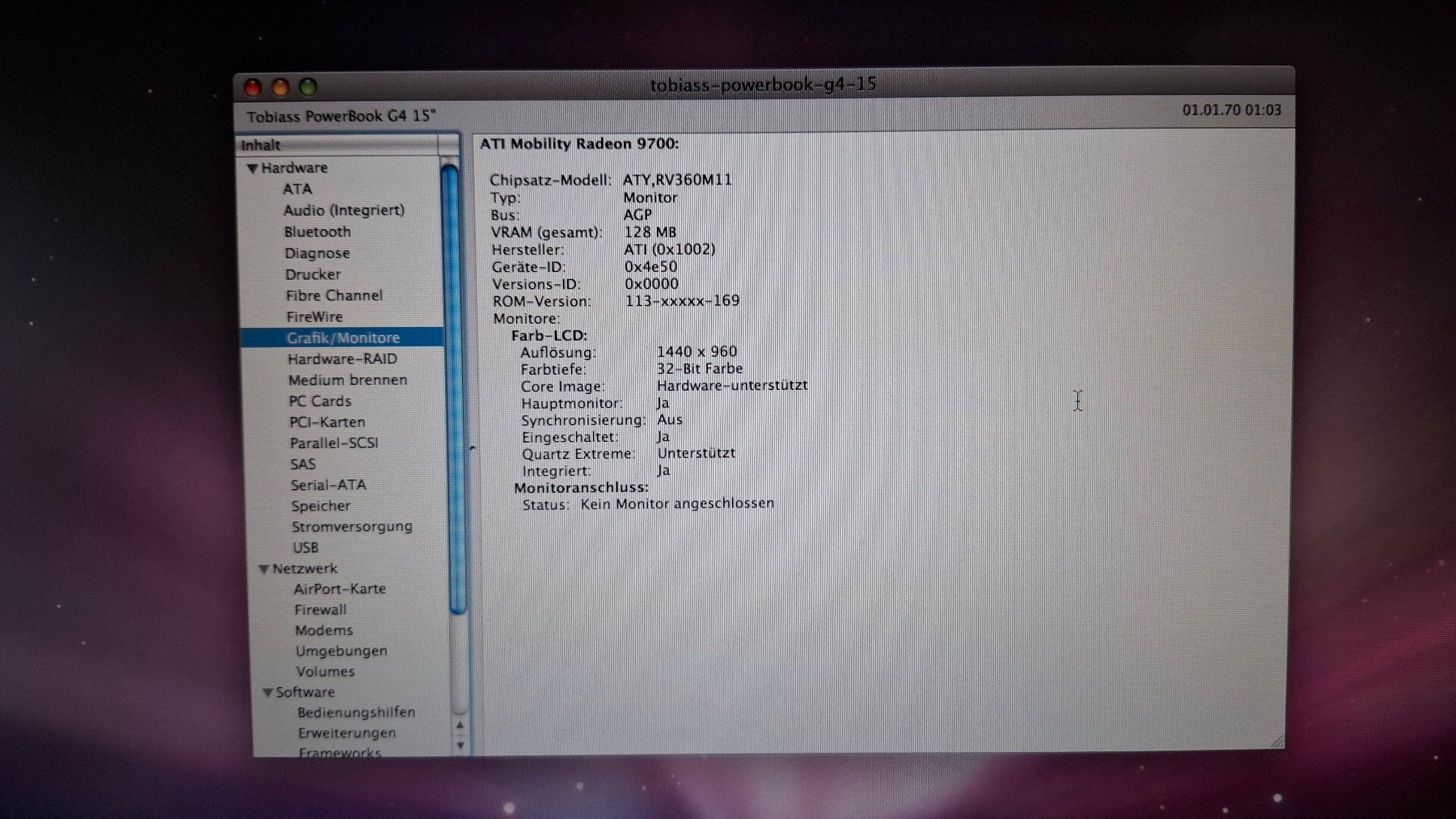 Apple Notebook: Apple PowerBook G4 A1138 – Usato da Lützelflüh-Goldb venduto da Procyon7.pk 9