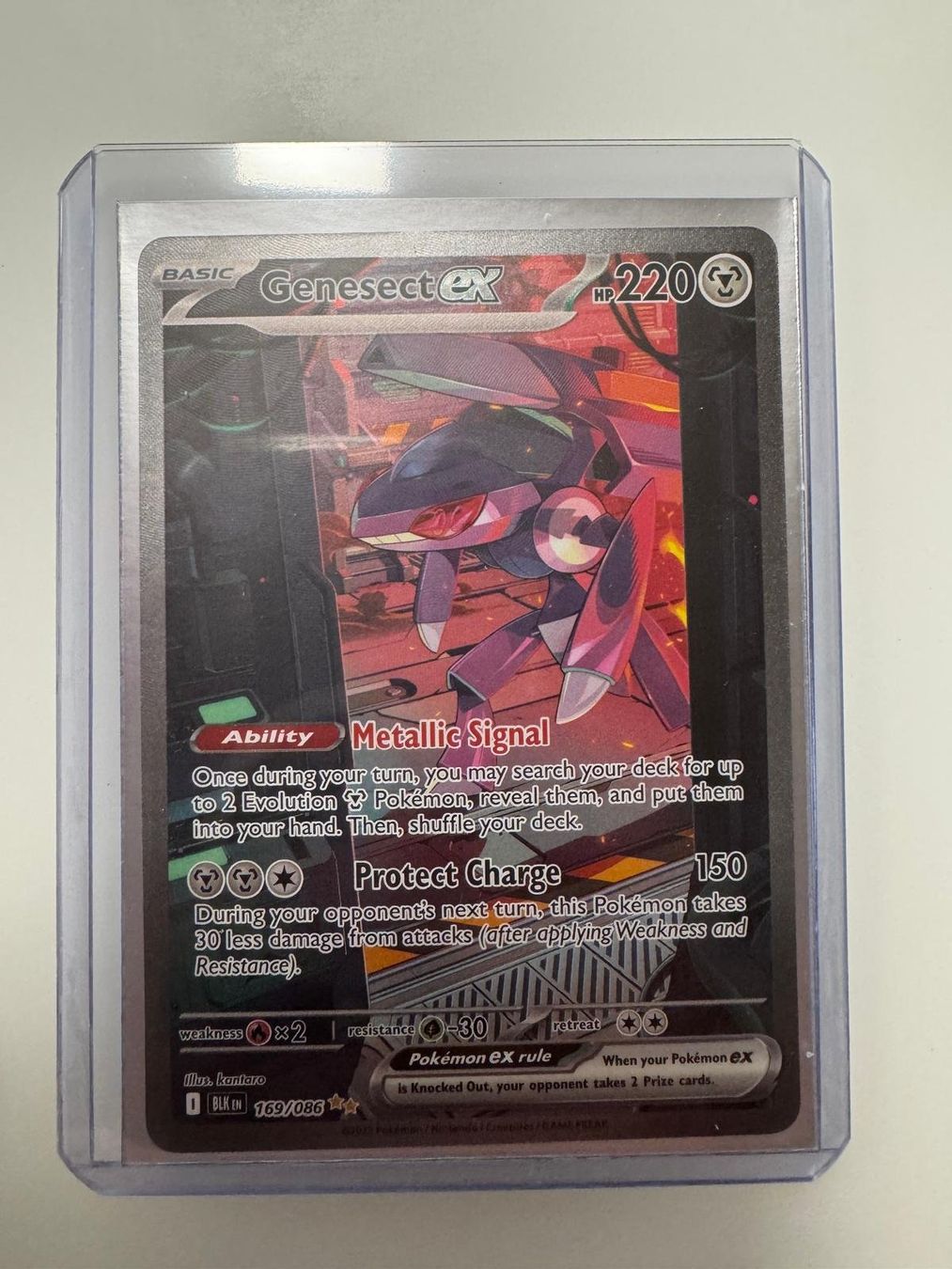 Pokémon Sammelbilder & Trading cards: Genesect ex | SIR | BLK 169/086 | EN – Gebraucht aus Spreitenbach von Snacky96