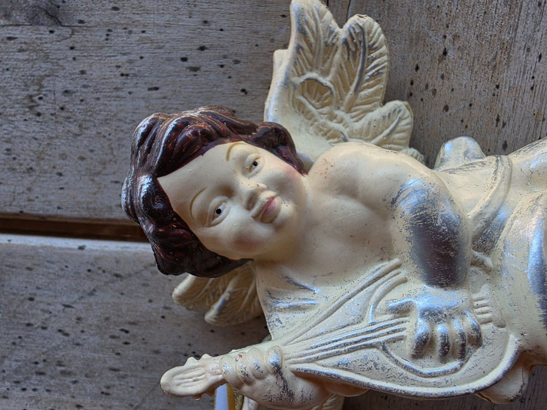 Statuette: 2 Kunststoff Engel Figur Dekoration – Usato da Walterswil BE venduto da Lonitti 3