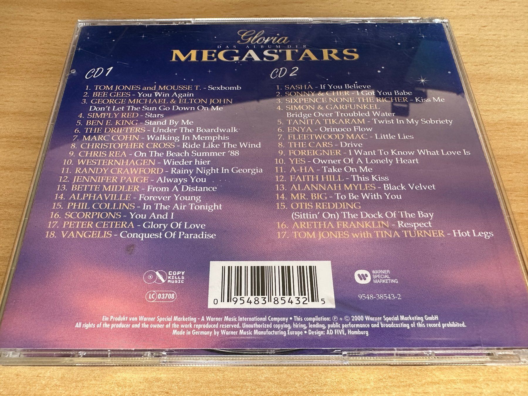 CD: Gloria - Das Album Der Megastars - 2 CD – Usato da Rikon im Tösstal venduto da Alpenmutz 1