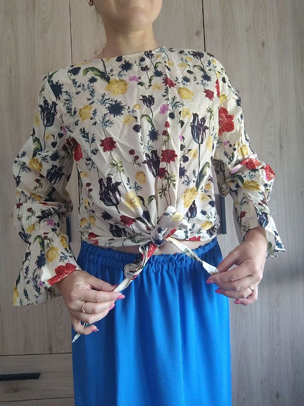 Camicette: Blouse floral print tie front size S – Usato da Mägenwil venduto da VintageGirly 3