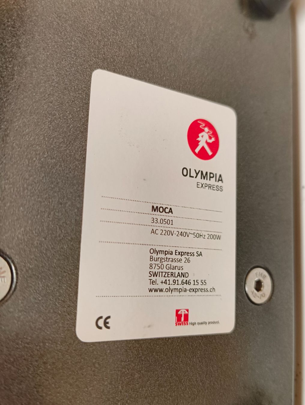 Olympia Express Küchengeräte: Olympia Express Kaffeemühle Moca Swiss Made Glarus – Gebraucht aus Zürich von Simsala-bim 5