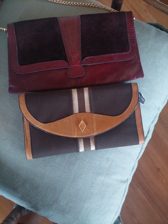 sac   lot de 2...cuir