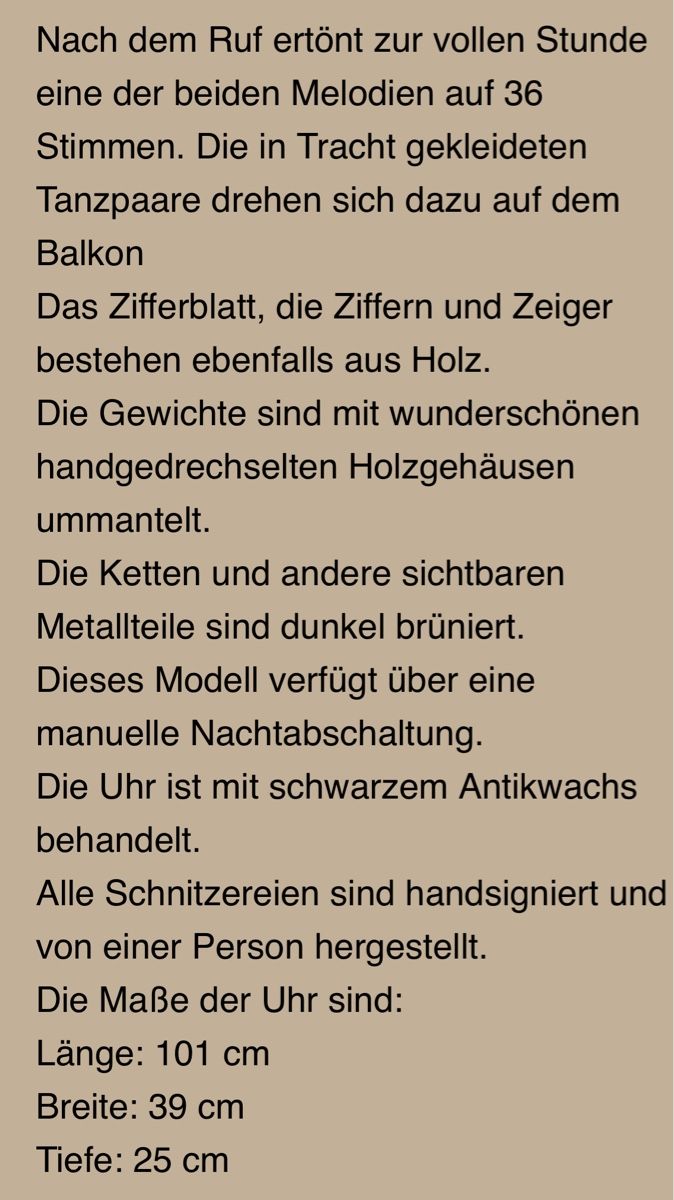 Orologi: Kuckucksuhr von Christophe Herr aus Schonach – Nuovo (secondo la descrizione) da Hohenrain venduto da Boerri 8