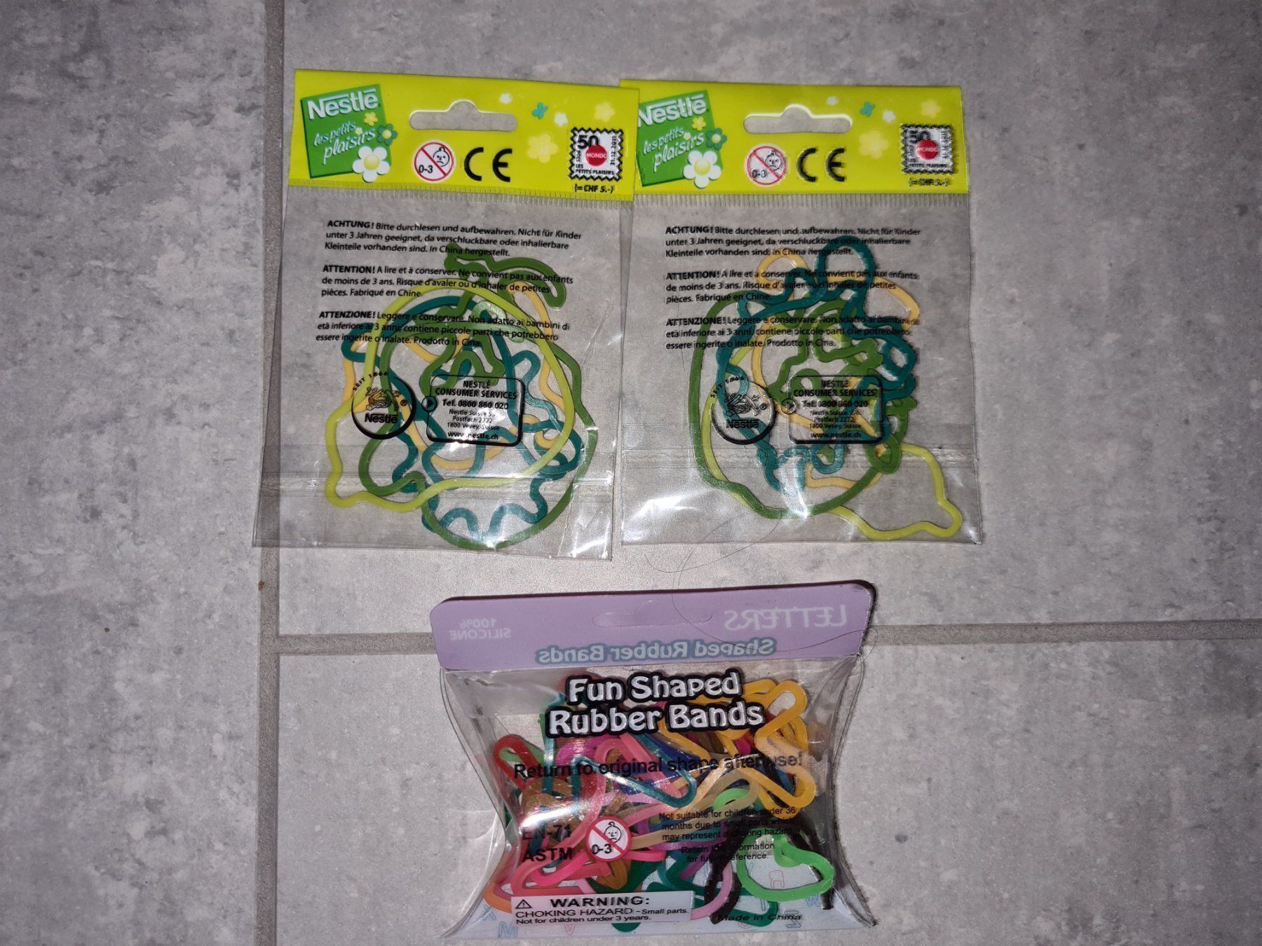Armbänder & -reifen: Silikonarmbänder ABC + Tiere +Frucht NEU – Neu und originalverpackt aus Killwangen von KIANA08 1