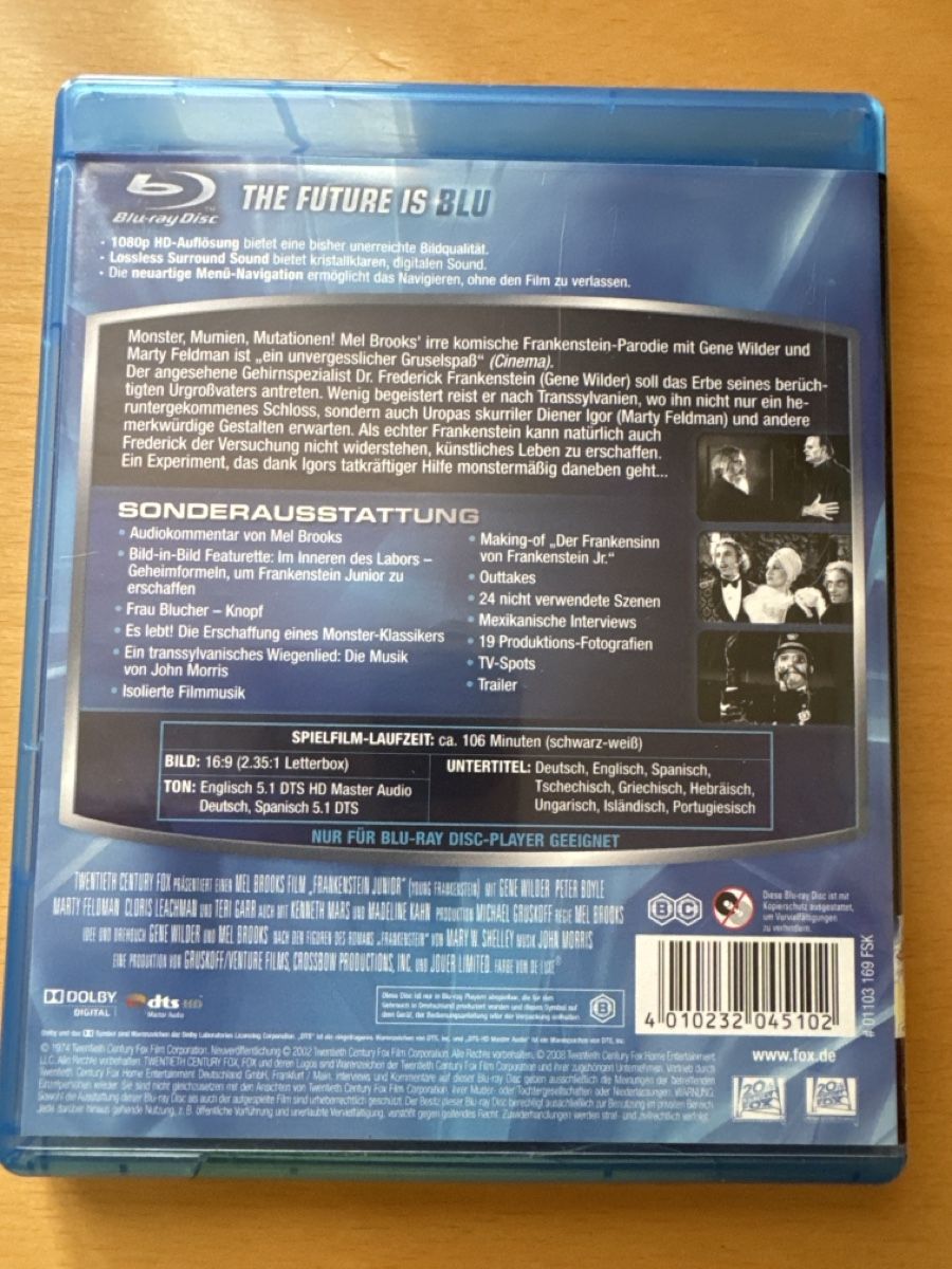 Tous les DVDs: Frankenstein Junior – D'occasion à Brunnadern par Nanuk60 1