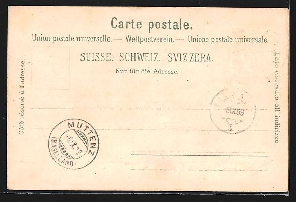 Cartes postales: Vitznau, Teilansicht mit See bei Mondsch – D'occasion à Berlin par bartko-reher 1