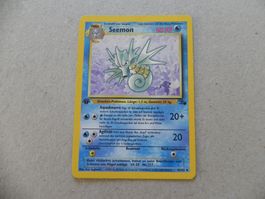 Seemon Pokémon Sammelkarte 1. Edition Ausgabe 1999 -2000 KP