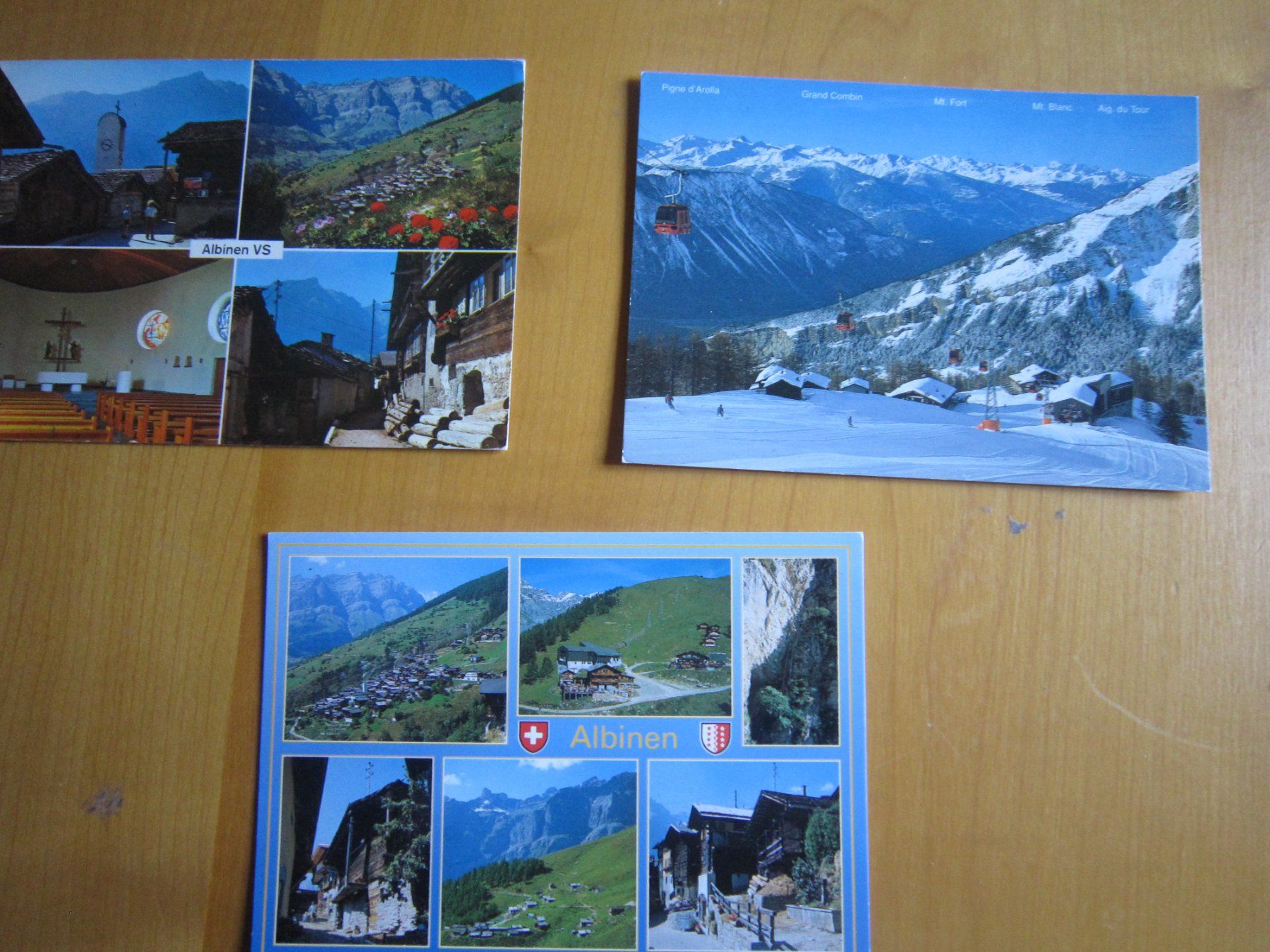Cartoline postali: Schöne Postkarten ALBINIEN – Usato da Gordola venduto da Polentaefung