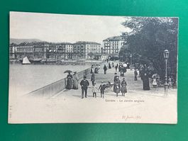 Genève - Le Jardin anglais - 1901 - belebt !!!