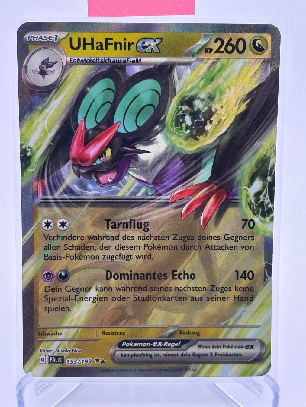 Pokémon Carte collezionabili: Entwicklungen in Paldea - UHaFnir ex  (PAL 153) - DE – Nuovo (secondo la descrizione) da Allschwil venduto da Bullach