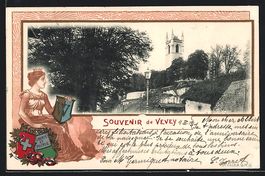 Passepartout-Lithographie Vevey, Wallanl
