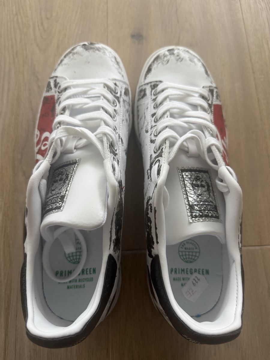 Adidas Scarpe da uomo: Adidas Stan Smith Grösse 43 custom painted (Cola Zero) - Neu – Nuovo (secondo la descrizione) da Wittinsburg venduto da borki555 7