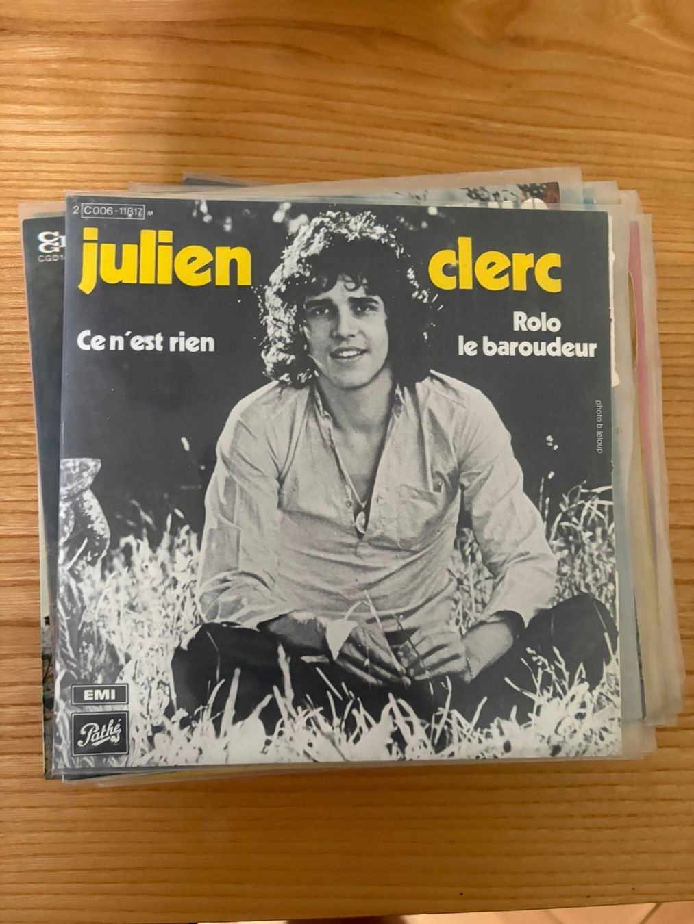 Dischi in vinile: Julien Clerc - Ce n'est rien – Usato da Zofingen venduto da Bigron