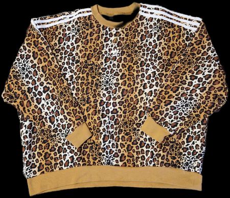 Damen Sweatshirt Adidas, Leo Muster,  Grösse 40