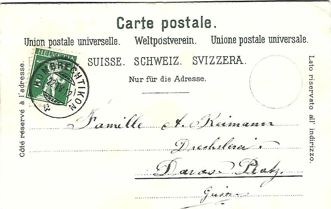 Cartoline postali: Grüningen 3-Teilig – Usato da Wetzikon ZH venduto da Brulu100 1