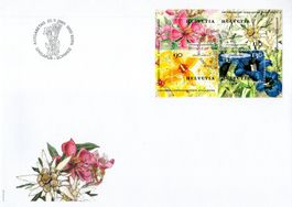 SINGAPUR SCHWEIZ BLOCK AUSGABETAG 20.9.2001 - DI50
