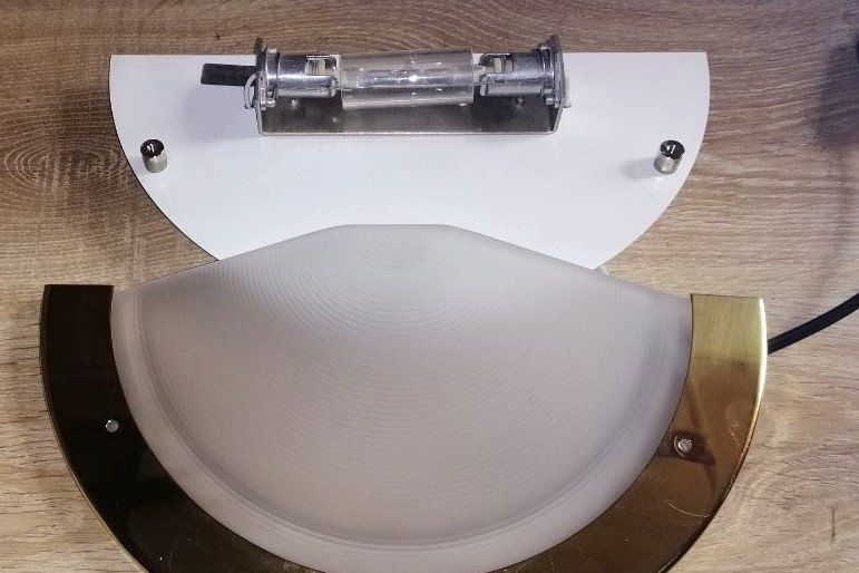 Lampade: Wandlampe Form Halbmond – Nuovo (secondo la descrizione) da Schaffhausen venduto da Golom01 2