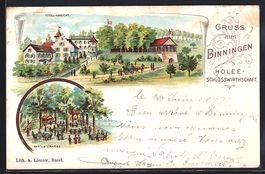 Litho Binningen, Holee-Schlosswirtschaft